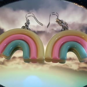 Handmade Rainbow earrings
